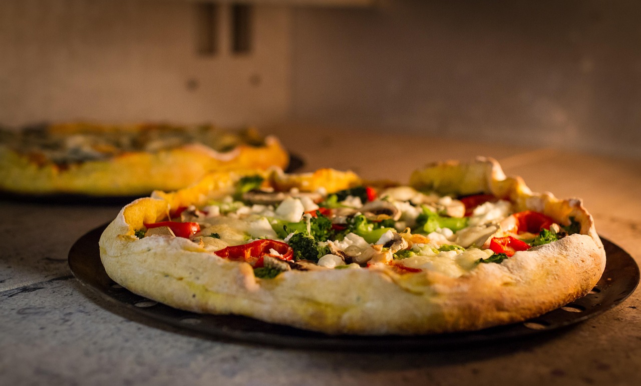 Premium wood oven pizza restaurant dining experience